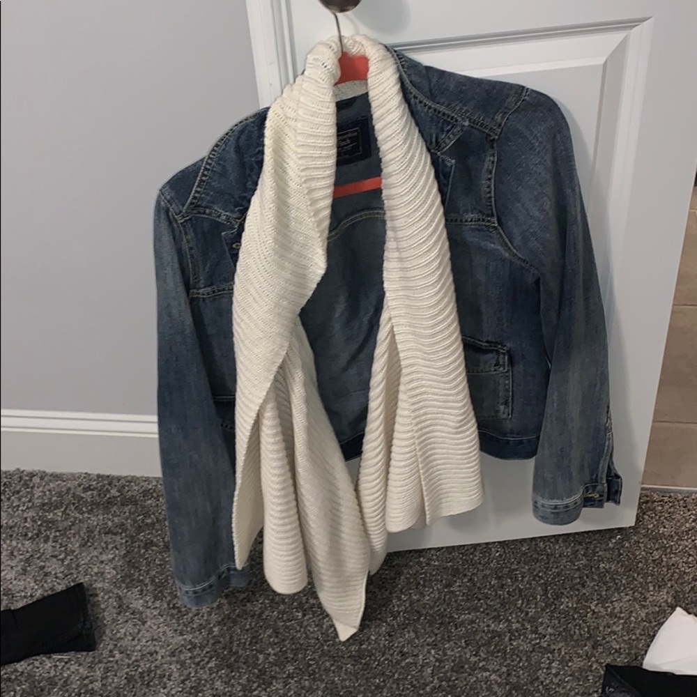 Very festive “spruced up” jean jacket